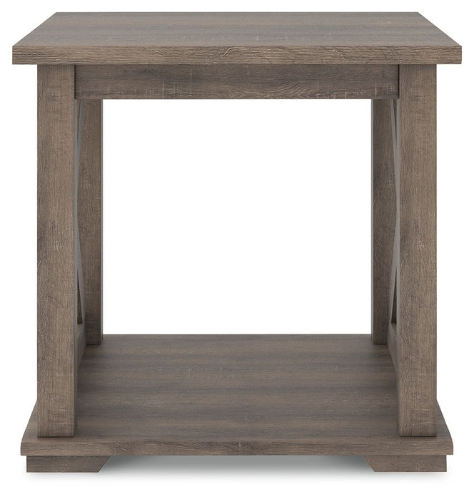 Arlenbry - Gray - Square End Table Unique Piece Furniture