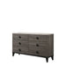 Avantika - Dresser - Faux Marble & Rustic Gray Oak Unique Piece Furniture