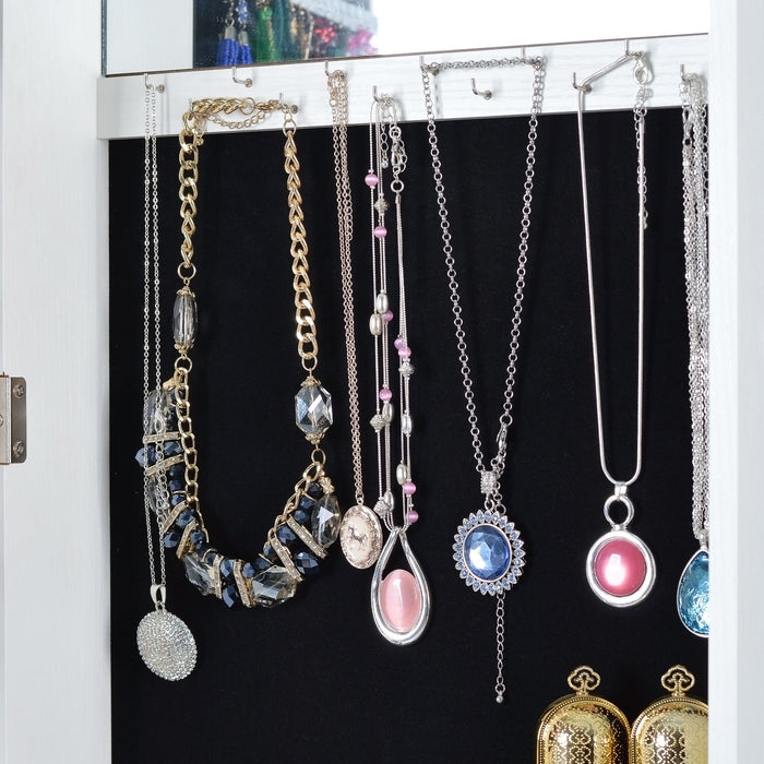 Full Length Mirror 360В° Swivel Jewelry Cabinet