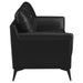 Moira - Upholstered Tufted Sofa With Track Arms - Black Unique Piece Furniture