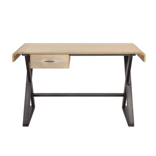 Danton - Desk - Gold Aluminum Unique Piece Furniture