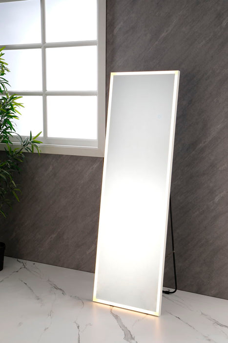 Full Length Mirror With LED Lights, Free Standing Tall Mirror, Lighted Floor Mirror, Wall Mounted Hanging Mirror, Full Body Mirror 3 Color Lighting