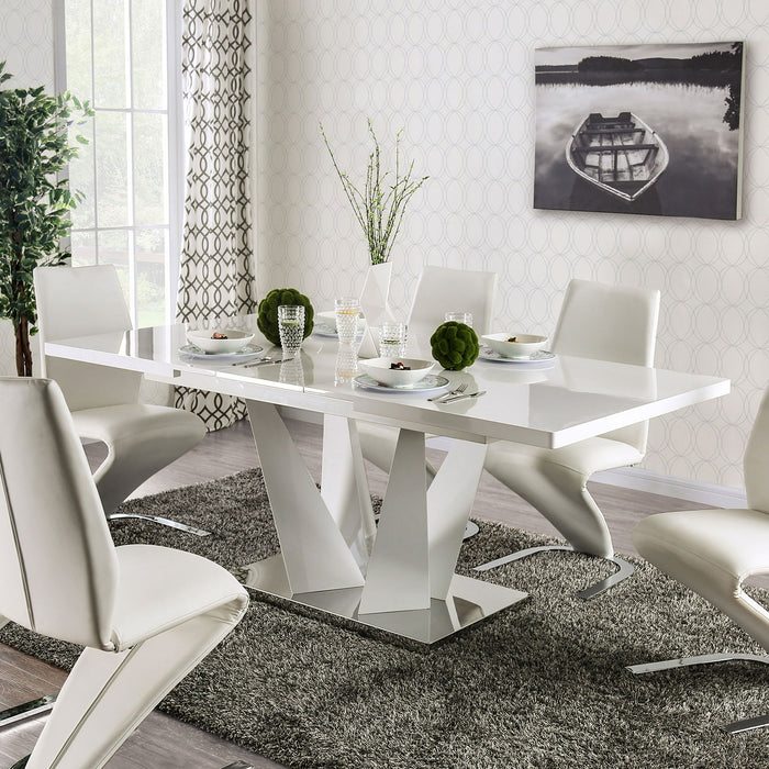 Zain - Dining Table - White Unique Piece Furniture