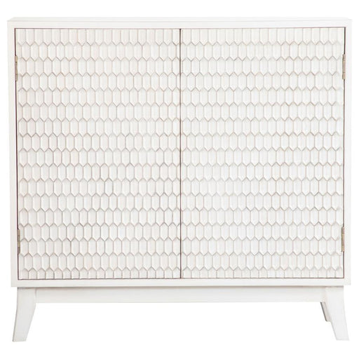 Gambon - Rectangular 2-Door Accent Cabinet - White Unique Piece Furniture