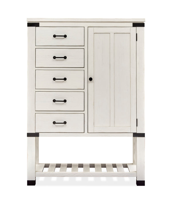 Harper Springs - Door Chest - Silo White Unique Piece Furniture