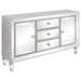 Leticia - 3-Drawer Accent Cabinet - Silver Unique Piece Furniture