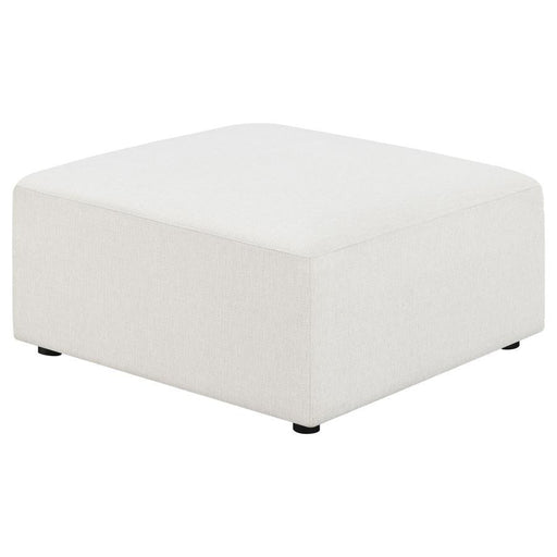 Freddie - Upholstered Square Ottoman - Pearl Unique Piece Furniture