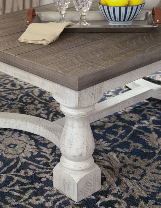 Havalance - Gray / White - Rectangular Cocktail Table Unique Piece Furniture