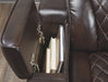 Warnerton - Brown Dark - Pwr Recliner/Adj Headrest Unique Piece Furniture