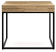 Gerdanet - Light Brown / Black - Home Office Lift Top Desk Unique Piece Furniture
