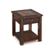 Roanoke - Rectangular End Table - Cherry And Slate Unique Piece Furniture