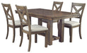 Moriville - Grayish Brown - Rectangular Dining Room Extension Table Unique Piece Furniture