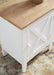 Gylesburg - White / Brown - Accent Cabinet Unique Piece Furniture