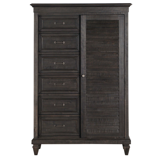 Calistoga - Gentleman's Chest - Weathered Charcoal Unique Piece Furniture