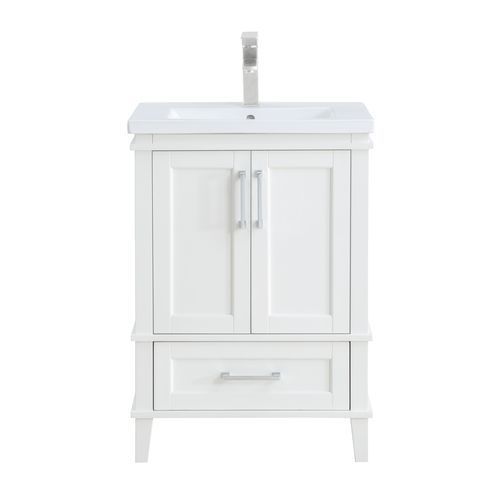 Blair Sink - Cabinet - White Finish Unique Piece Furniture