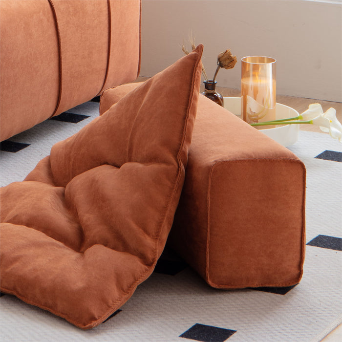 Leisure Sofa Chair - 33.1" For Living Room - Caramel