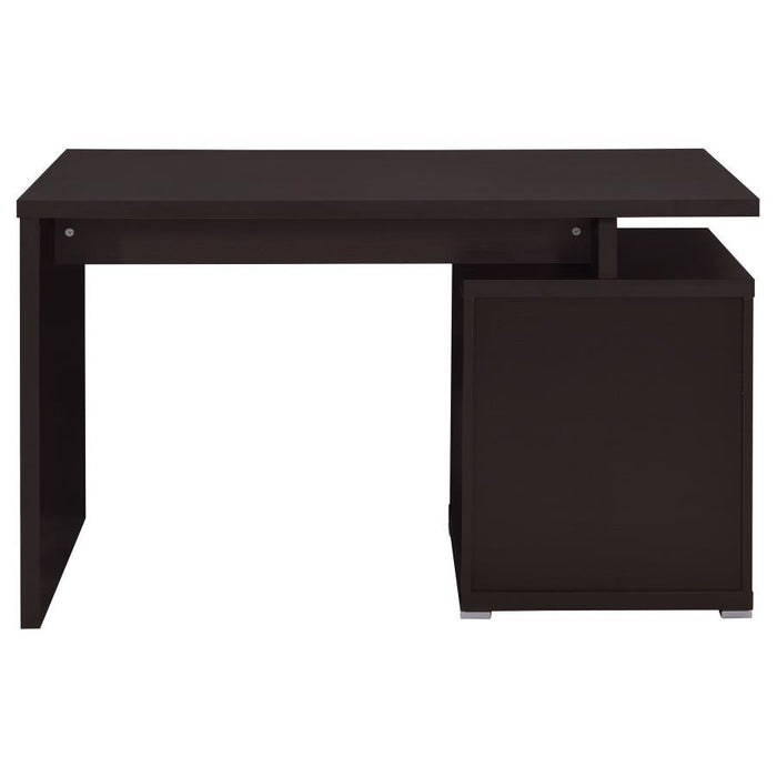 Irving - 2-drawer Office Desk with Cabinet Unique Piece Furniture