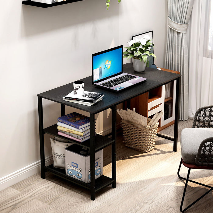 Computer Desk, Home Office Desk, Modern Simple Style Pieces Table For Home, Office, Study, Writing, Black