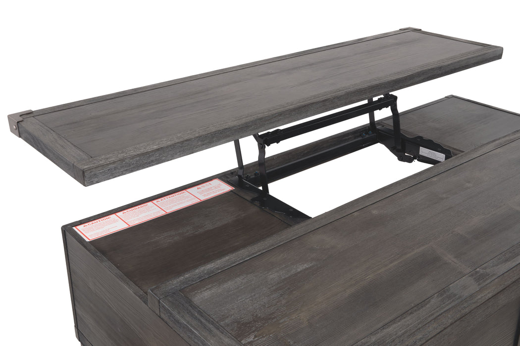 Todoe - Dark Gray - Lift Top Cocktail Table Unique Piece Furniture