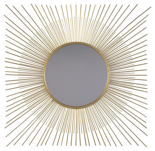 Elspeth - Gold Finish - Accent Mirror Unique Piece Furniture