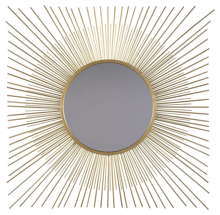 Elspeth - Gold Finish - Accent Mirror Unique Piece Furniture
