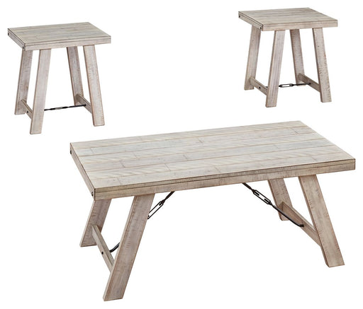 Carynhurst - Whitewash - Occasional Table Set (Set of 3) Unique Piece Furniture