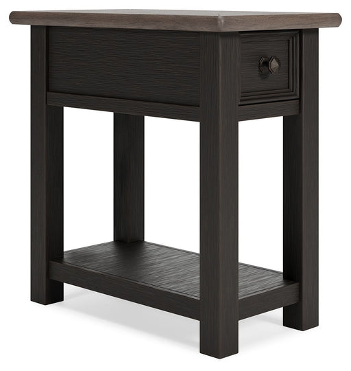 Tyler - Black / Gray - Chair Side End Table Unique Piece Furniture