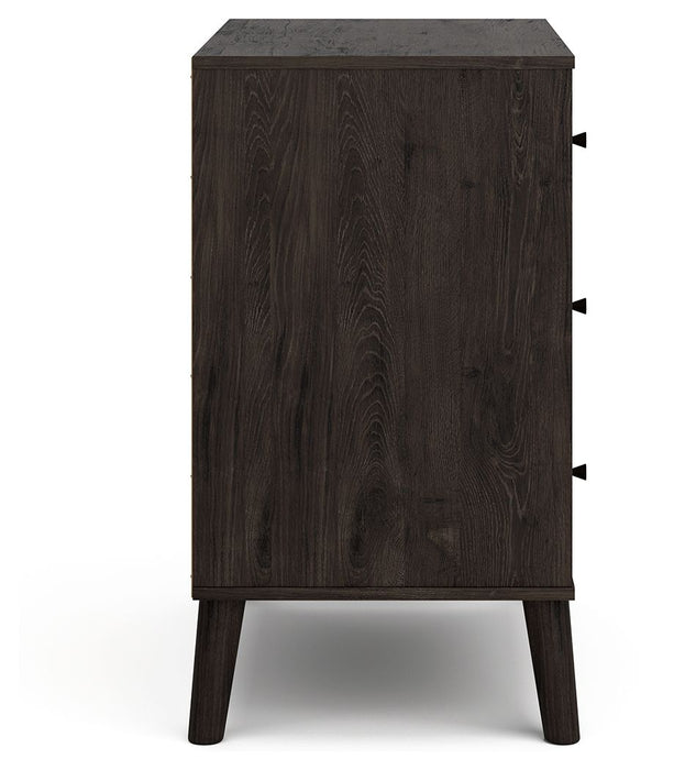 Lannover - Brown / Beige - Three Drawer Chest Unique Piece Furniture