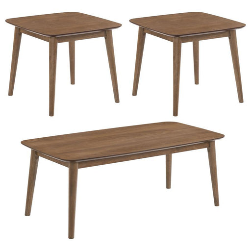 Radley - 3 Piece Occasional Set - Natural Walnut Unique Piece Furniture