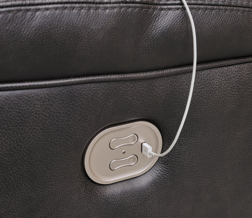 Mountainous - Power Recliner With Adj Headrest - Eclipse