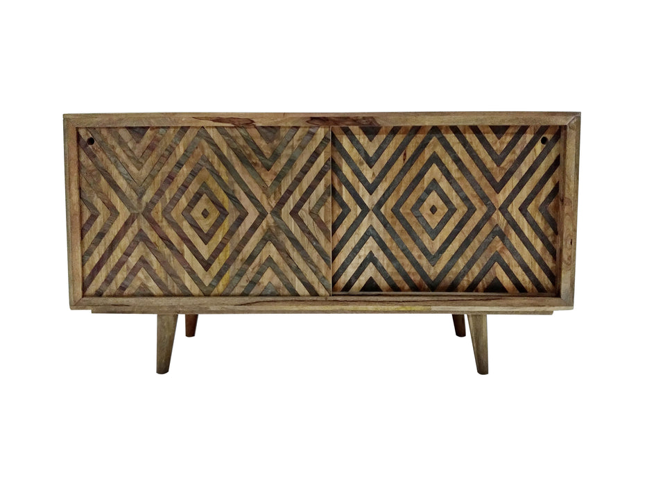 Czarina - Accent Table - Natural & Gray Unique Piece Furniture