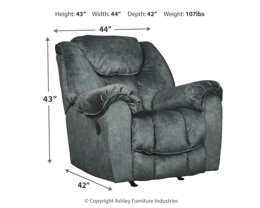 Capehorn - Granite - Rocker Recliner Unique Piece Furniture