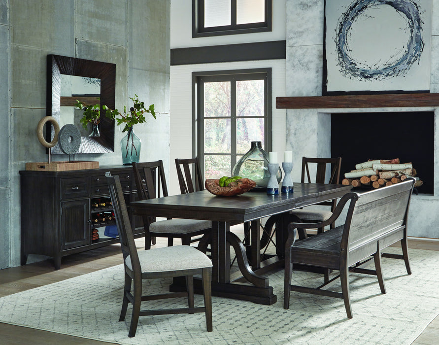 Westley Falls - Dining Side Chair With Upholstered Seat (Set of 2) - Graphite