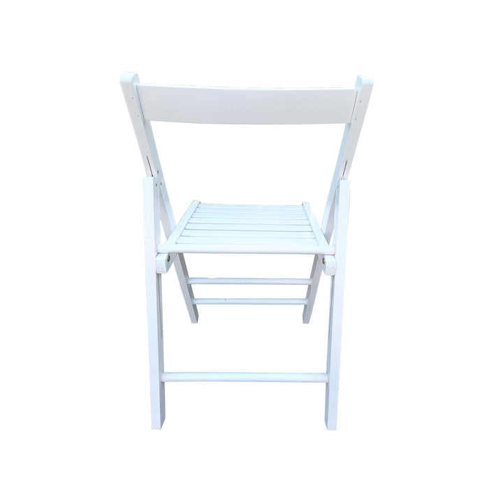 Folding Chair (Set of 2) - Foldable Style - White