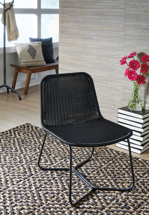 Daviston - Black - Accent Chair Unique Piece Furniture