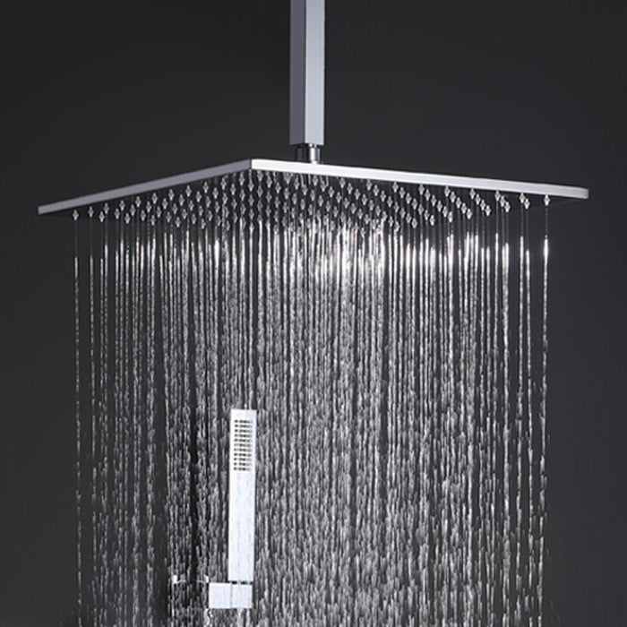 Luxury Thermostatic Mixer Shower System Combo Set Shower Head And Handshower