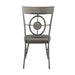 Landis - Side Chair (Set of 2) - Fabric & Gunmetal Unique Piece Furniture