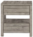 Naydell - Gray - Rectangular End Table Unique Piece Furniture
