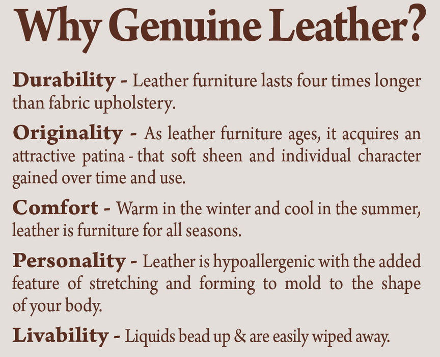 Denali - Italian Leather Match Sectional