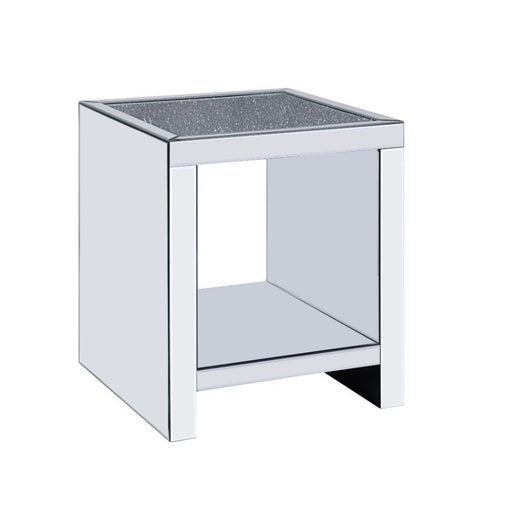 Malish - End Table - Mirrored Unique Piece Furniture