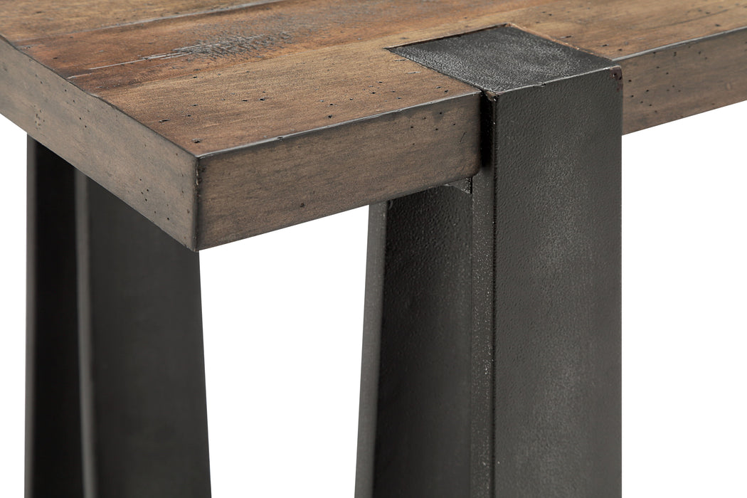 Bowden - Round Accent Table - Rustic Honey Unique Piece Furniture