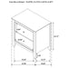 Selena - 2-Drawer Nightstand - Buttermilk Unique Piece Furniture