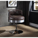 Brancaster - Chair - Distress Chocolate Top Grain Leather & Chrome Unique Piece Furniture