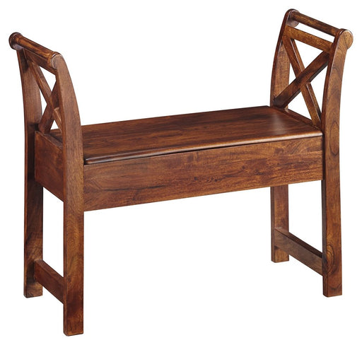 Abbonto - Warm Brown - Accent Bench Unique Piece Furniture