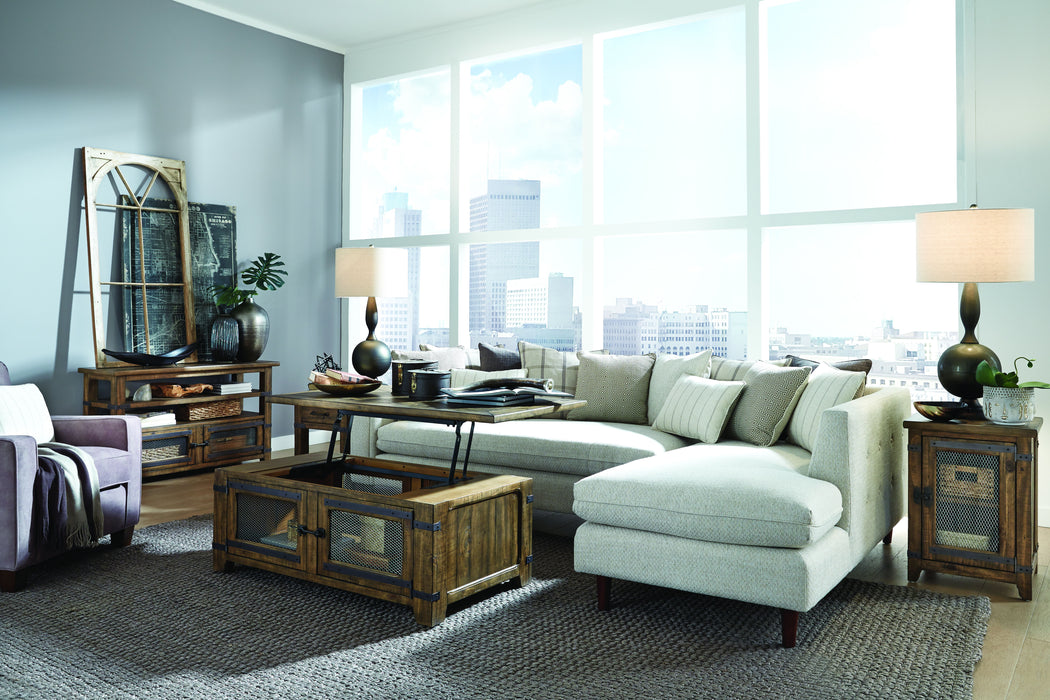 Chesterfield - Rectangular End Table - Farmhouse Timber Unique Piece Furniture