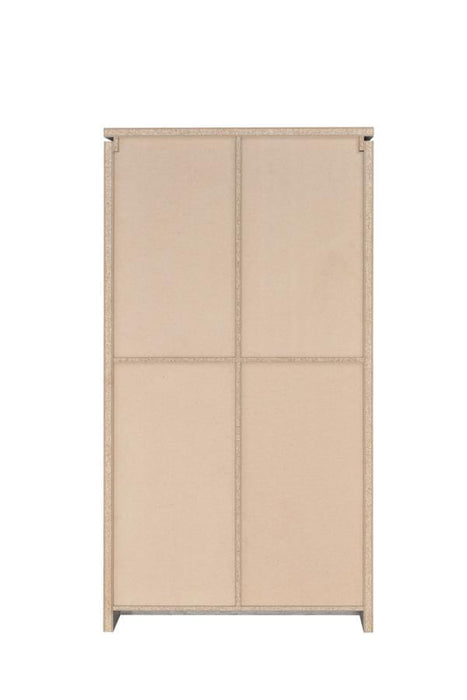 Alejo - 2-Door Tall Cabinet - Gray Driftwood Unique Piece Furniture