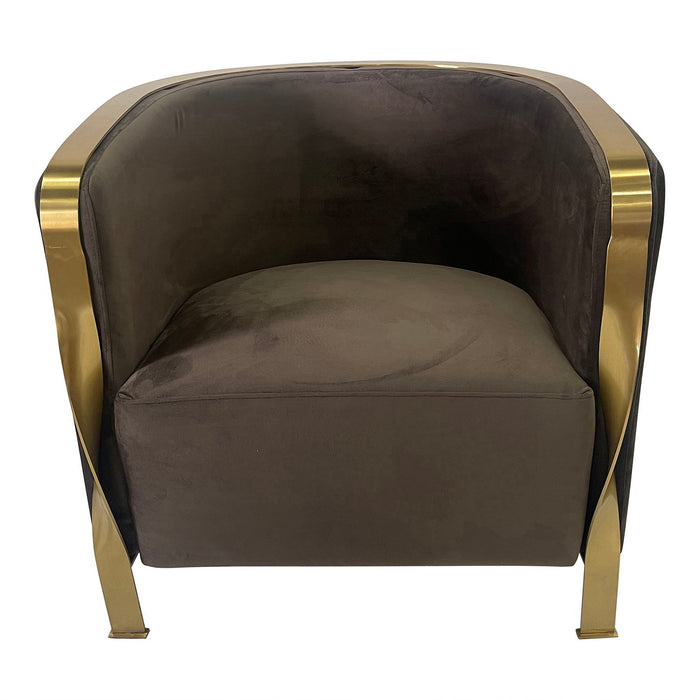 Brown And Gold Sofa Chair