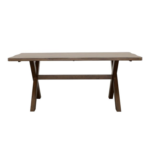 Alston - X-Shaped Dining Table - Knotty Nutmeg Unique Piece Furniture
