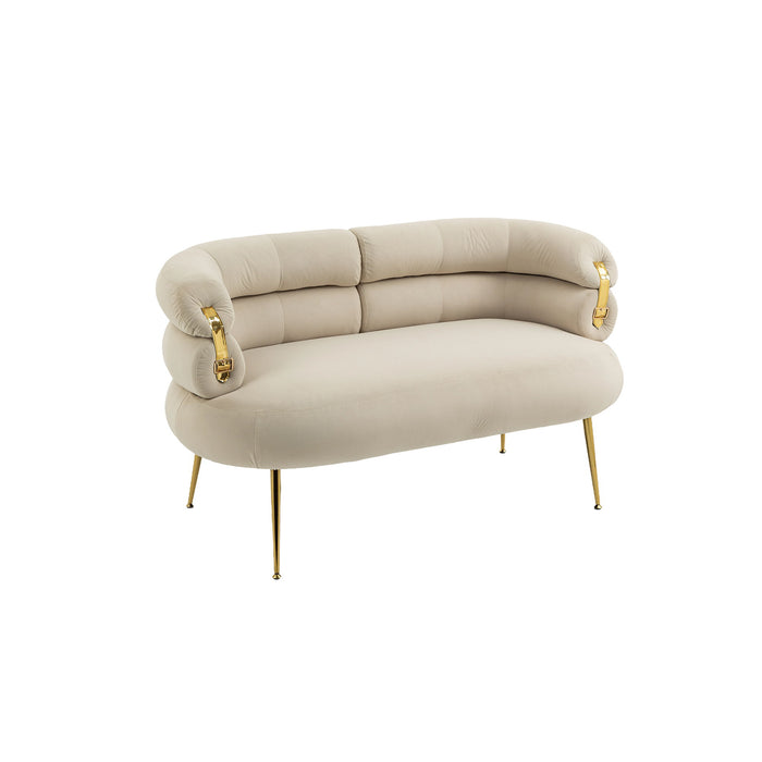 Coolmore Accent Chair, Leisure Chair - Beige