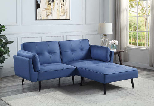 Nafisa - Sofa - Blue Fabric Unique Piece Furniture
